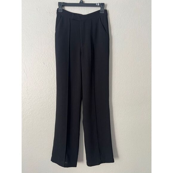 Greylin Pants - Like New! GREYLIN Black Pleated Straight Leg Lined Trousers in Size XS